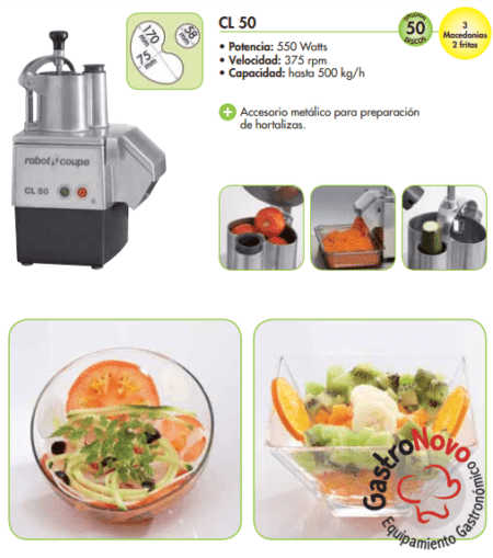 Multi Procesadora Vegetales Robot Coupe  - CL 50 1 Speed - Imagen 2