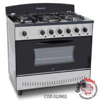 Cocina 5 Hornallas Reja Fundicion Puerta Visor DePaolo