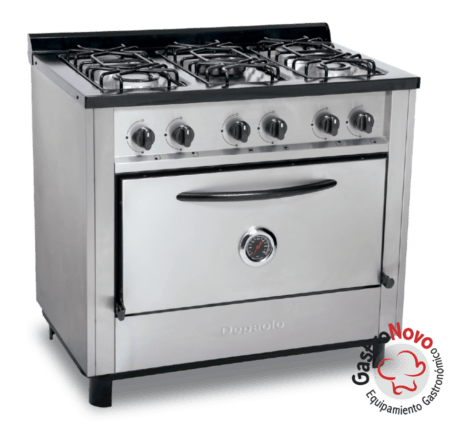 Cocina 5 Hornallas Reja Fundicion Puerta Ciega DePaolo