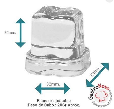 Fabricadora De Hielo Cubo Tbfhc25 Turboblender - Imagen 2