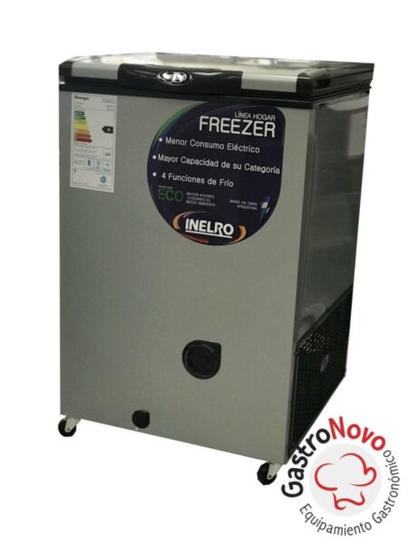 Freezer Linea Hogar Fih 130p Plateado Inelro