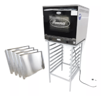 Horno Convector Electrico 44×32 con Base Porta Bandejas 44×32