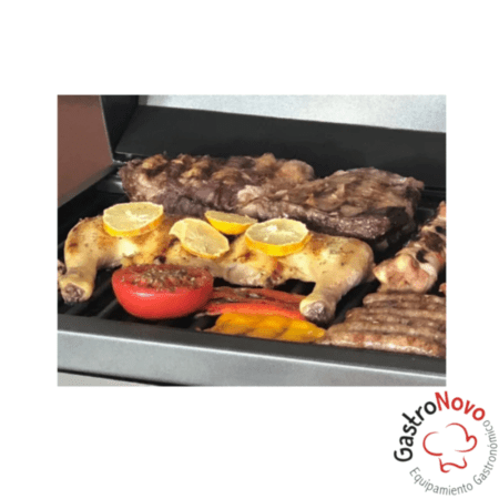 Parrilla Eléctrica Con Tapa Para Departamento 60×40 - Imagen 3