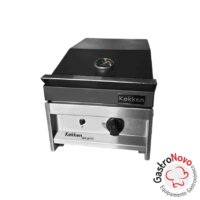 Parrilla A Gas Kokken 35x60 Con Tapa