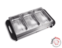 Buffetera Mantenedor Comidas Calientes Chafing 3 Bandejas - BW300-3