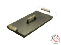 Plancha Bifera De Hierro C/ Tapa Para 2 Hornallas
