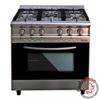 Cocina Saho 820 reja fundicion 5 Hornallas PUERTA VISOR