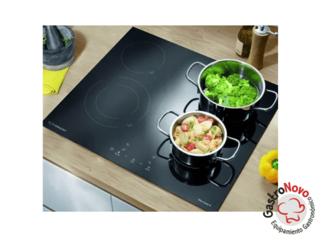 Anafe Electrico Vitroceramico Morelli Vetro 4 Hornallas - Imagen 2
