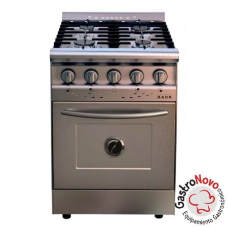Cocina Saho 550 reja fundicion 4 hornallas PUERTA CIEGA