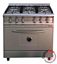 Cocina Saho 820 reja fundicion 5 Hornallas PUERTA CIEGA