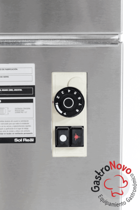 Freidora Automatica A Gas 42 Lts Full Inox 257a Sol Real - Imagen 3