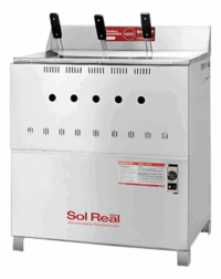 Freidora Automática 42L Gas Natural Sol Real Inox