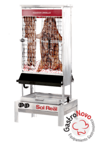 Asador Criollo / Puerta Simple De Vidrio Templado Cod Ac1p