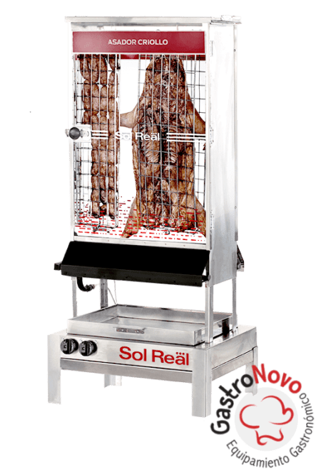 Asador Criollo / Puerta Simple De Vidrio Templado Cod Ac1p