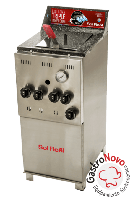 Freidora Industrial Sol Real 043 Triple Inyección Plata