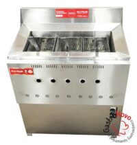 Freidora Automatica A Gas 42 Lts Full Inox 257a Sol Real