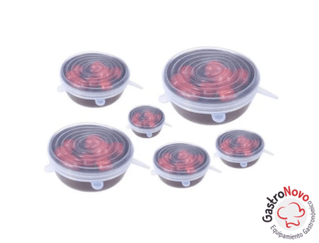 SET X 6 TAPAS DE SILICONAS (6/9/11/14/16/20)
