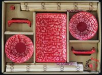 Set Sushi Para 2 Personas 12 Piezas De Porcelana