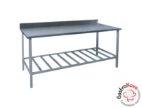 Mesa De Trabajo Acero Inoxidable Pevi 190x75x85cm. Premium