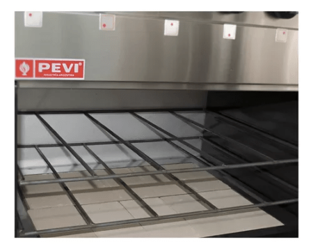 Cocina Industrial Pevi 6h 85cm Acero Inoxidable Puerta Ciega - Imagen 3