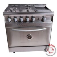 Cocina Saho Jitaku 4 Hornallas con Plancha Puerta Ciega 820