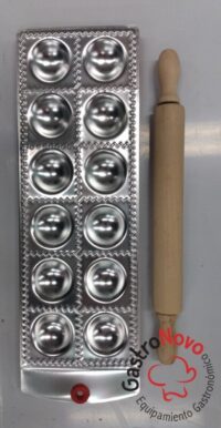 MOLDE ALUMINIO PASTA CON PALO AMASAR - SORRENTINO
