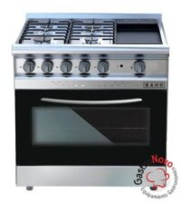 Cocina Saho Jitaku 4 Hornallas con Plancha Puerta Visor 820
