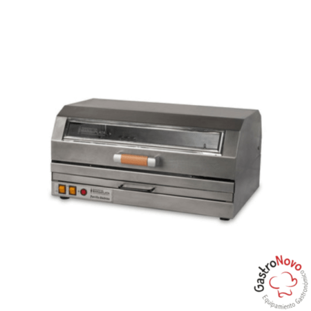 Parrilla Eléctrica Con Tapa Para Departamento 60×40 ACERO INOXIDABLE