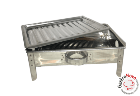 Brasero de Mesa Estándar en “ACERO INOXIDABLE”. - Imagen 3