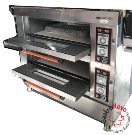 Horno Pizzero Eléctrico Piso Refractario Vaporizador HPR40v - Imagen 3