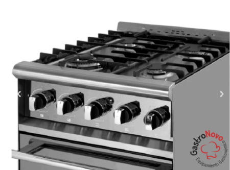 Cocina Zafira 600 Puerta Vidrio A Gas Morelli - Imagen 2