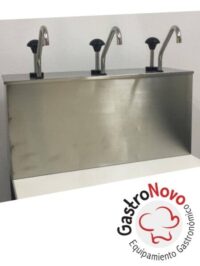Dispenser de 3 Bocas para Aderezos con Pounch para Servir
