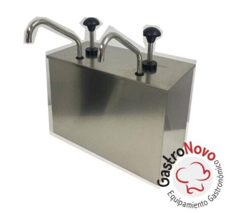 Dispenser de 2 Bocas para Aderezos con Pounch para Servir