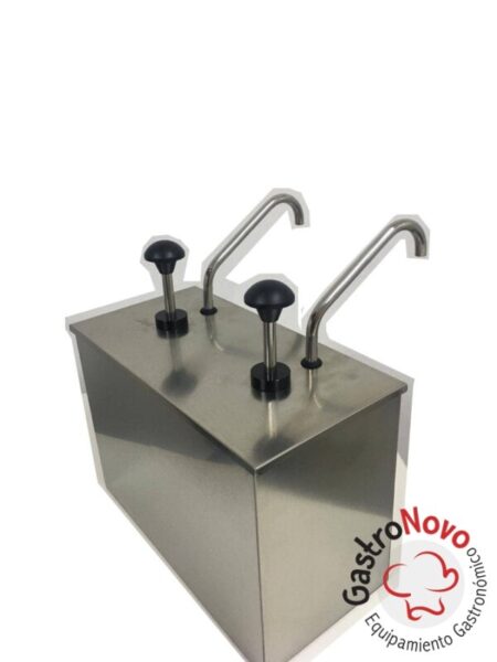 Dispenser de 2 Bocas para Aderezos con Pounch para Servir - Imagen 4