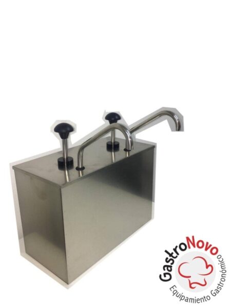 Dispenser de 2 Bocas para Aderezos con Pounch para Servir - Imagen 5