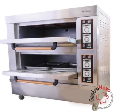 Horno Pizzero Eléctrico Piso Refractario Vaporizador HPR40v