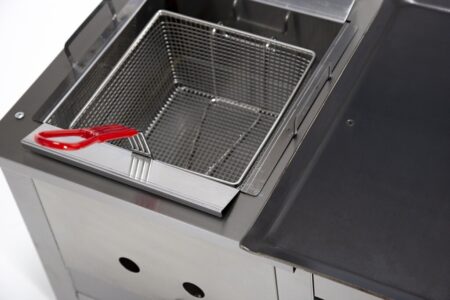 Carlitero Con Freidora De 7 Litros Y Plancha Multiple A Gas - Imagen 4