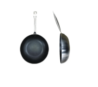 Sarten Wok Profesional 28cm Horeca Teflon 4 Capas Aluminio