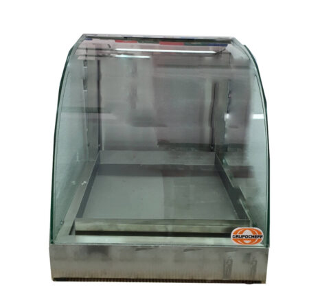 Exhibidor Warmer De Comidas Calientes 1 Nivel Curvo