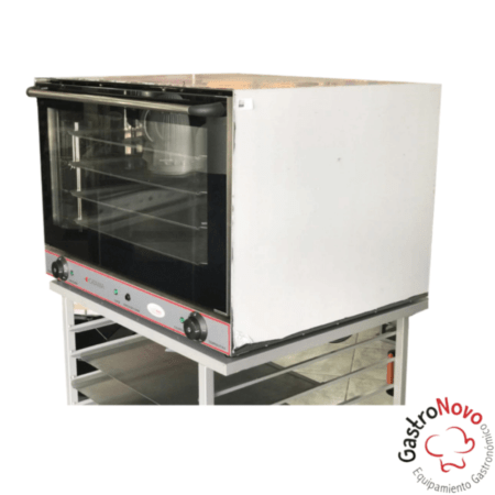 Horno Convector 4 Bandejas Eléctrico de 60x40 Con Base Porta Bandejas - Imagen 3