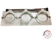 Molde Para Cierre Empanadas De Aluminio 14 Cm X 3 Boca