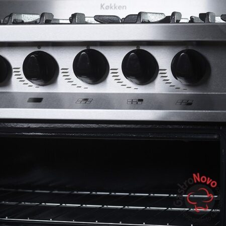 Cocina Industrial Kokken De 6 Hornallas 76cm Puerta Visor - Imagen 5