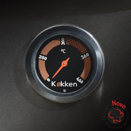Cocina Industrial Kokken De 6 Hornallas 76cm Puerta Visor - Imagen 9