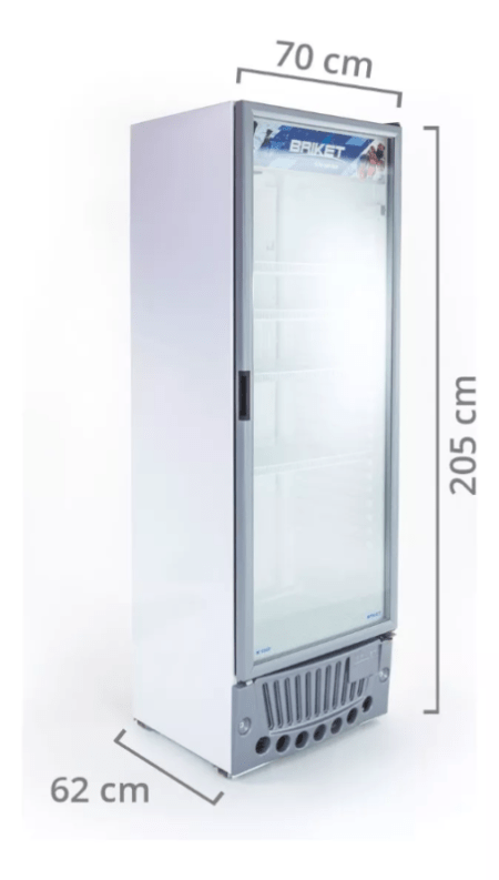 Heladera Exhibidora Vertical Master 5000 Briket - Imagen 3