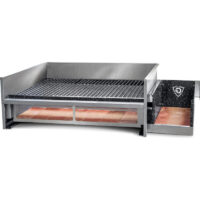 Parrilla A Leña De Acero Inoxidable 90cm Corbelli