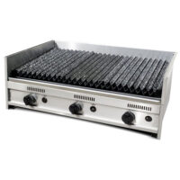 Parrilla A Gas De Acero Inoxidable 90cm Corbelli