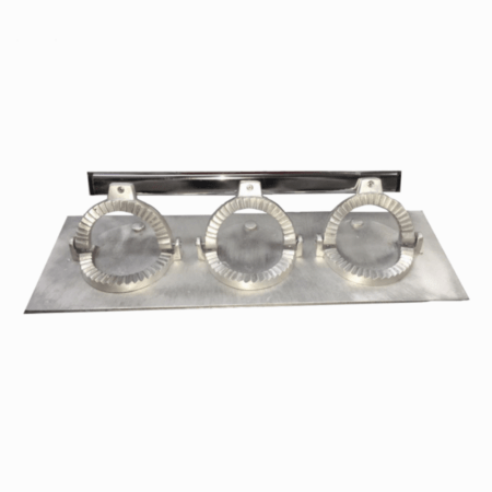 Molde Para Cierre Empanadas De Aluminio 12 Cm X 3 Boca