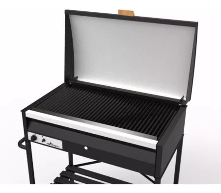 Parrilla Angus Tromen Con Tapa A Gas Grande Con Base
