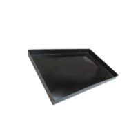 Lata Bandeja Enlozada Negra Lisa Para Horno 60X40X5