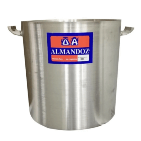 Olla Gastronomica Aluminio 50 Litros Nº40 Con Tapa Almandoz - Imagen 3